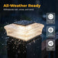 Solar-Powered LED Post Cap Light