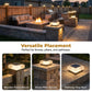 Solar-Powered LED Post Cap Light