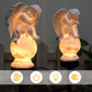 Solar-Powered Angel Statue Garden Decor Lights