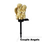 Solar-Powered Angel Statue Garden Decor Lights