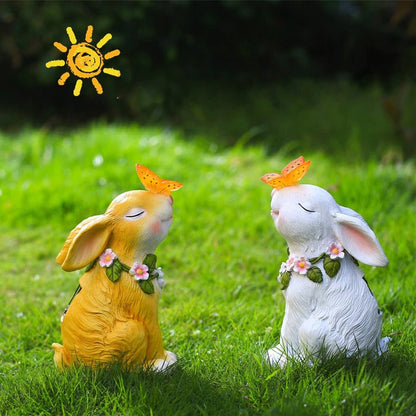 Ostern Solarbetriebenes LED-Kaninchen-Gartenlicht