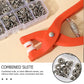 Sew-Free Snap Button Fastener Kit
