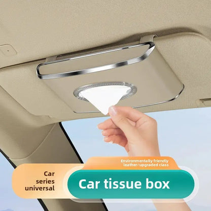 Car Sun Visor Tissue Holder and Armrest Tissue Box