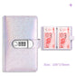 Glitter Lockable Budget Binder for Cash Savings
