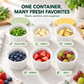 Fruit Storage Containers with Drain Basket
