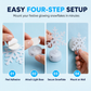 ❄️ Glowing Snowflake Wall Lights – 6PCS
