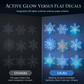 ❄️ Glowing Snowflake Wall Lights – 6PCS