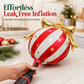 🎄🎈 50-Piece Christmas Bow Balloon Set – Festive Hanging Party Decorations