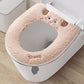 Washable Thickened Plush Toilet Seat Cover