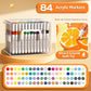 Washable Liquid Acrylic Markers with Soft Brush Tips