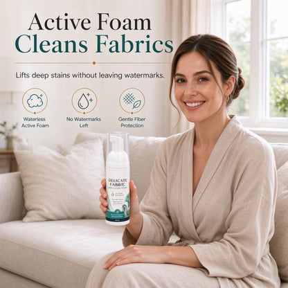 Waterless Fabric Cleaning Foam 60ml and Towel Set