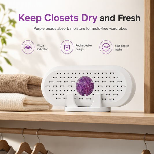 Stop Musty Odors Instantly!💧 Reusable Mini Moisture Absorber