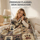 Cute Paw Print Soft Flannel Blanket