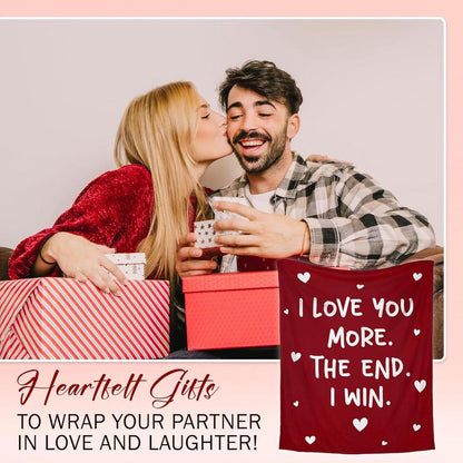Heartfelt Warm Couples Throw Blanket
