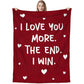 Heartfelt Warm Couples Throw Blanket