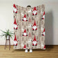 Christmas Theme Printed Flannel Throw Blanket