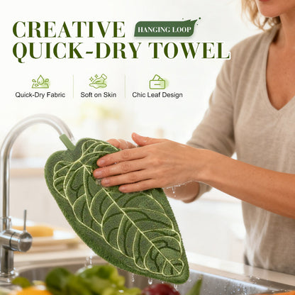 Creative Quick-Dry Towel with Hanging Loop