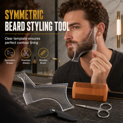 Easy-to-Use Beard Shaping Template