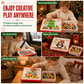 Kids Christmas 3D Mushroom Nail Pegboard Toy Set