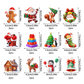 LED Christmas Light-Up Wall Decals