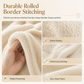 Double Layer Thickened Sherpa Fleece Blanket Soft Warm Throw Blanket for Autumn Winter Office Nap