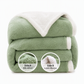 Double Layer Thickened Sherpa Fleece Blanket Soft Warm Throw Blanket for Autumn Winter Office Nap