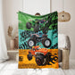 Fun Cartoon Printed Soft Warm Blanket