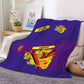 Fun Cartoon Printed Soft Warm Blanket