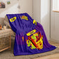 Fun Cartoon Printed Soft Warm Blanket