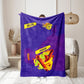 Fun Cartoon Printed Soft Warm Blanket
