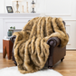 Fluffy Faux Fur Throw Blanket