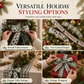 Christmas Decorative Ribbon for Gift Wrapping & Christmas Tree Decoration