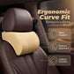 Car Neck Pillow Memory Foam Headrest Support Cushion