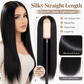 Long Straight Middle Part Synthetic Wig