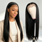 Long Straight Middle Part Synthetic Wig