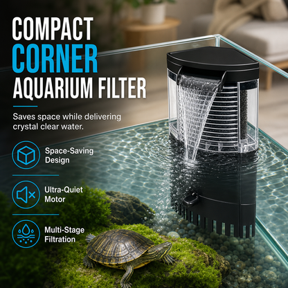 3-in-1 Low Water Level Aquarium Filter Pump