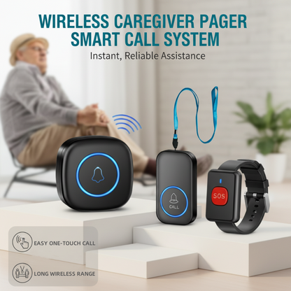 🎄 Christmas Sale 50% OFF 🎁 Wireless Caregiver Pager Smart Call System