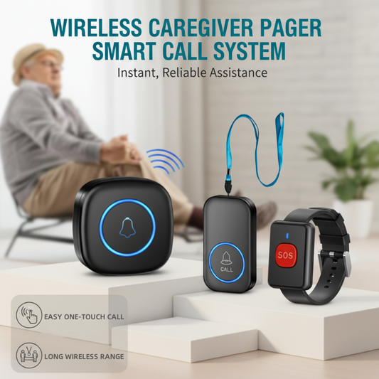 🎄 Christmas Sale 50% OFF 🎁 Wireless Caregiver Pager Smart Call System