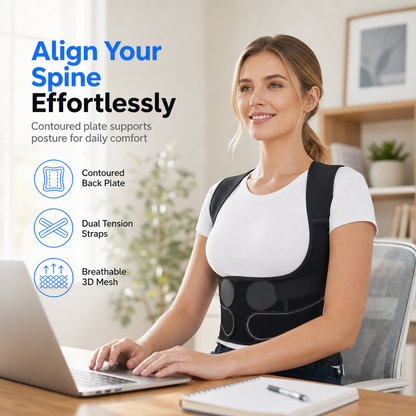 🎁Black Friday Sale - Limited time 49% OFF🧍 Adjustable Back Posture Corrector for Adults