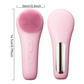 🎃Halloween Deal 50% OFF!✨2-in-1 Silicone Facial Cleansing Brush with Heat & Vibration – Cleanse, Massage & Glow