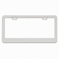 Stainless Steel Rhinestone License Plate Frame
