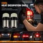 1156 1157 COB 12SMD LED Bulbs for Car and Motorcycle Reverse Turn Signal Brake Tail Lights