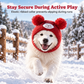 Cute Puppy Ear Winter Knit Hat with Ear Flaps