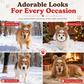 Cute Puppy Ear Winter Knit Hat with Ear Flaps
