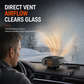 Mini 12V Car and Defroster Fan for Windshield Defogging and Heating