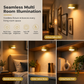 📢📢40% OFF !! ⏰LED Puck Lights with Remote Control Battery Operated RGB Color Changing Under Cabinet Lighting Push Tap Night Light for Kitchen Closet Bedroom