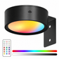 📢📢40% OFF !! ⏰LED Puck Lights with Remote Control Battery Operated RGB Color Changing Under Cabinet Lighting Push Tap Night Light for Kitchen Closet Bedroom