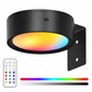 📢📢40% OFF !! ⏰LED Puck Lights with Remote Control Battery Operated RGB Color Changing Under Cabinet Lighting Push Tap Night Light for Kitchen Closet Bedroom