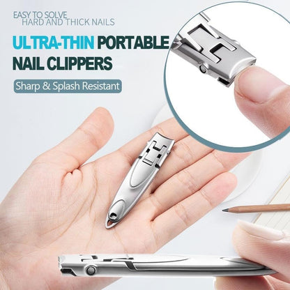 🎁Black Friday Sale - Limited time 49% OFF💥💅 Ultra-Thin Portable Nail Clippers