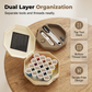 🧵 Portable Magnetic Sewing Kit – 16-Color Thread & Dual-Layer Organizer